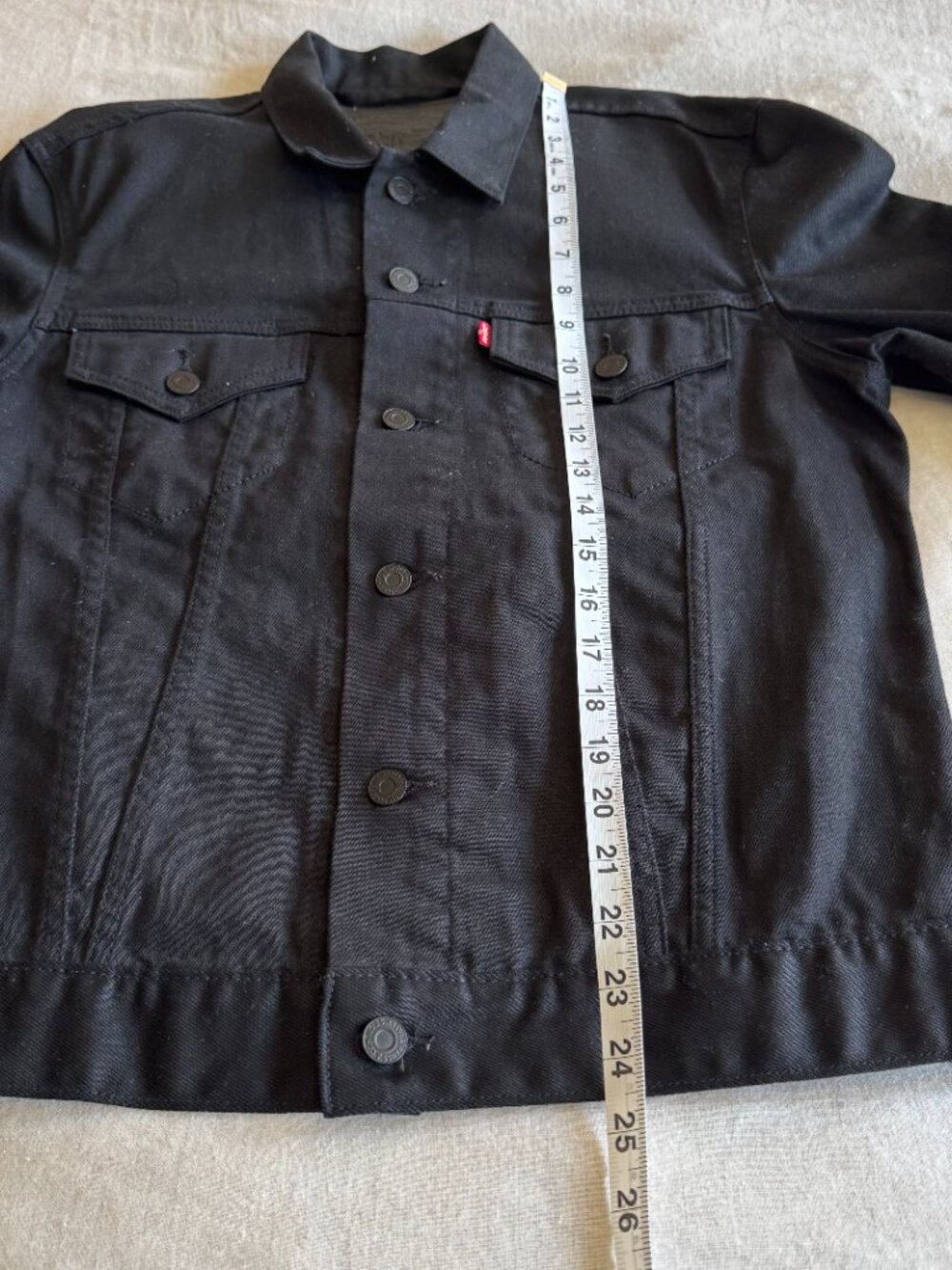 Levi's Men's Trucker Jacket M Black - Picture 3 of 7